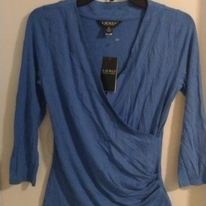 Pretty blue LRL blouse